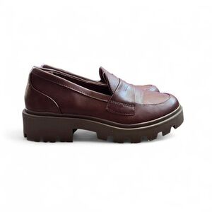 Self Esteem Girls Brown Loafers Size 1 Stylish Dress Shoes